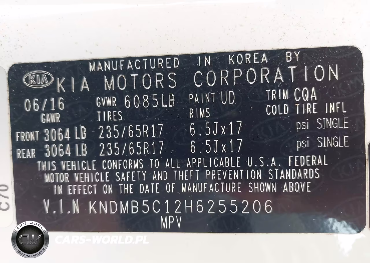 2017 Kia Sedona Lx VIN:KNDMB5C12H6255206 - 9