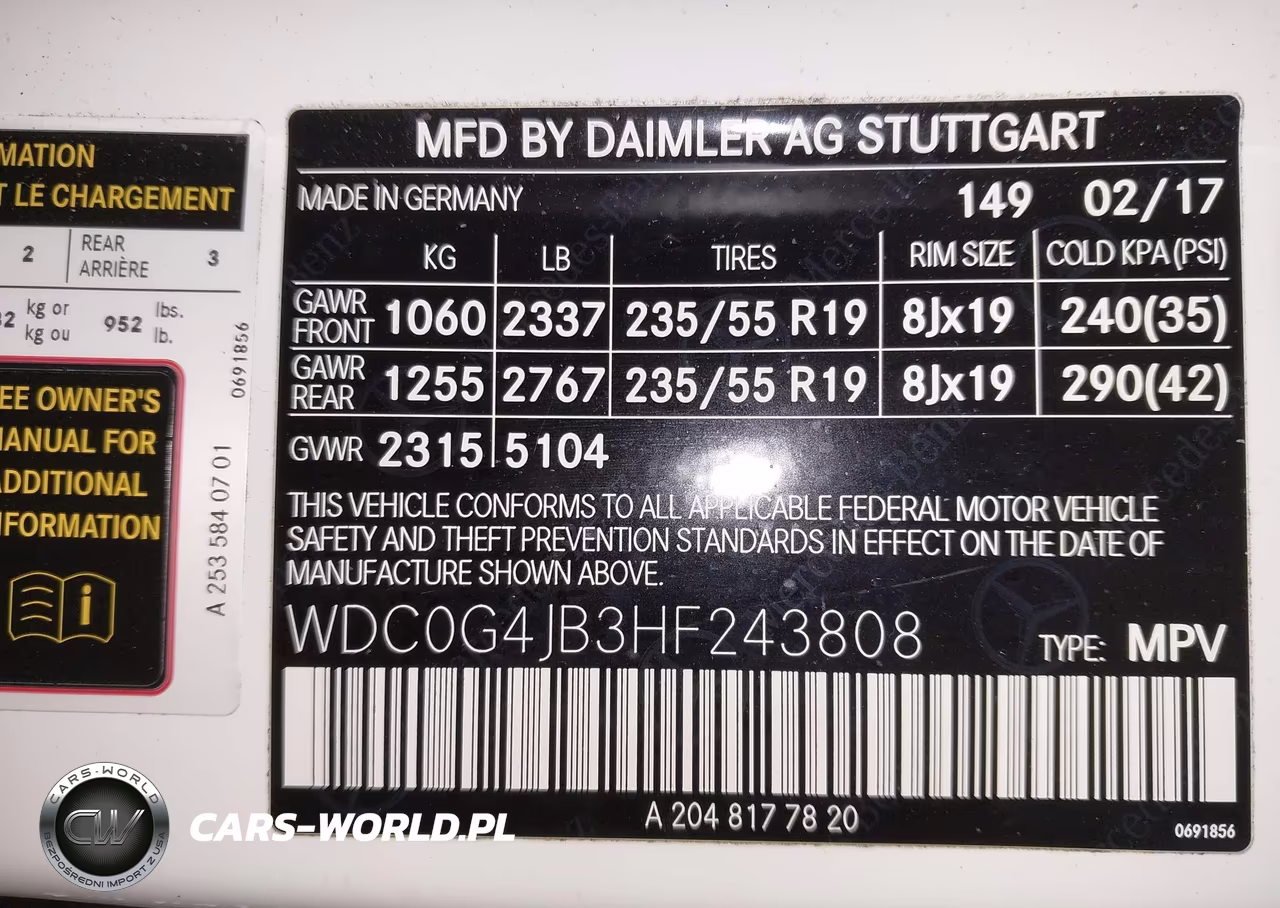 2017 Mercedes-Benz Glc 300 VIN:WDC0G4JB3HF243808 - 9