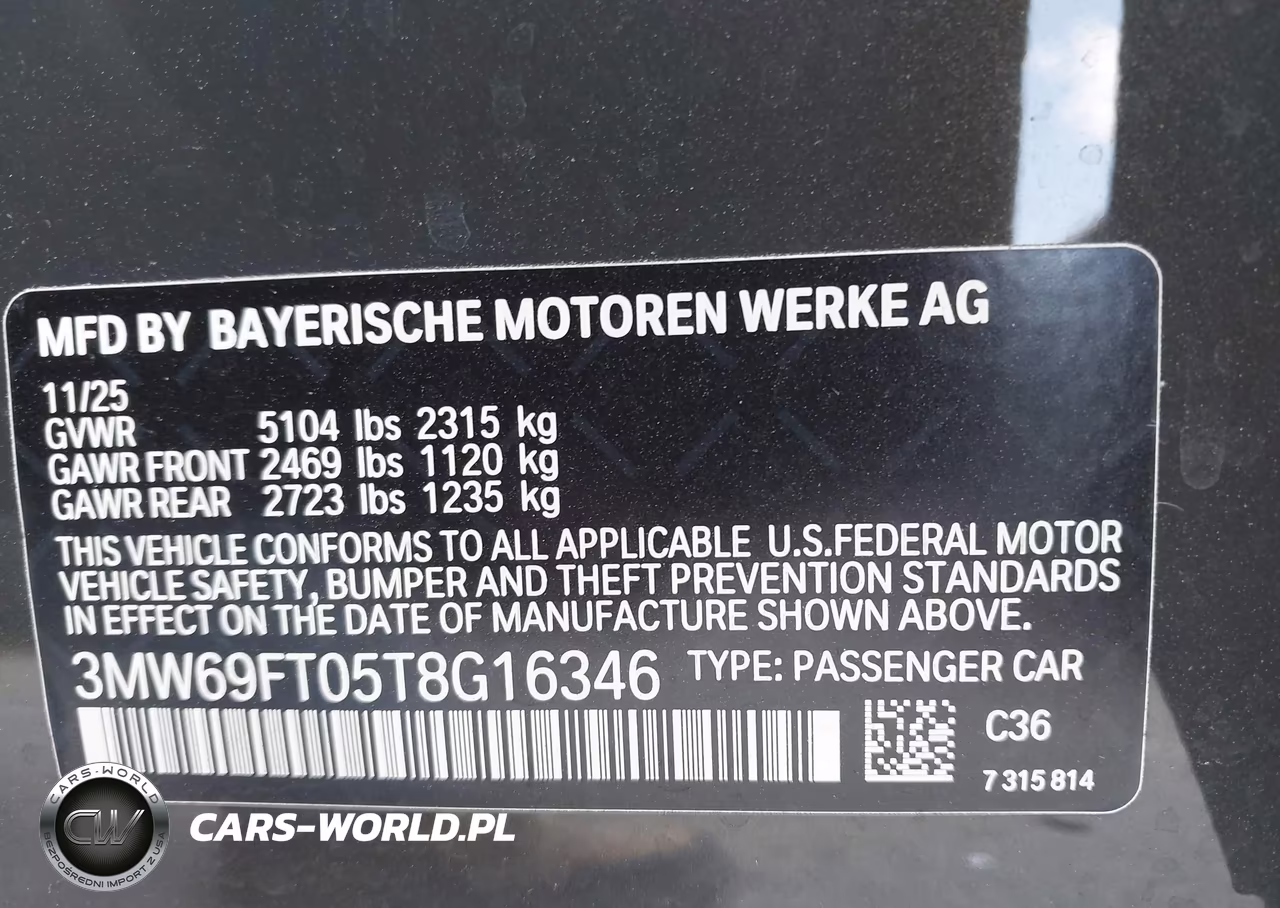 2026 BMW M340I xDrive Na VIN:3MW69FT05T8G16346 - 9