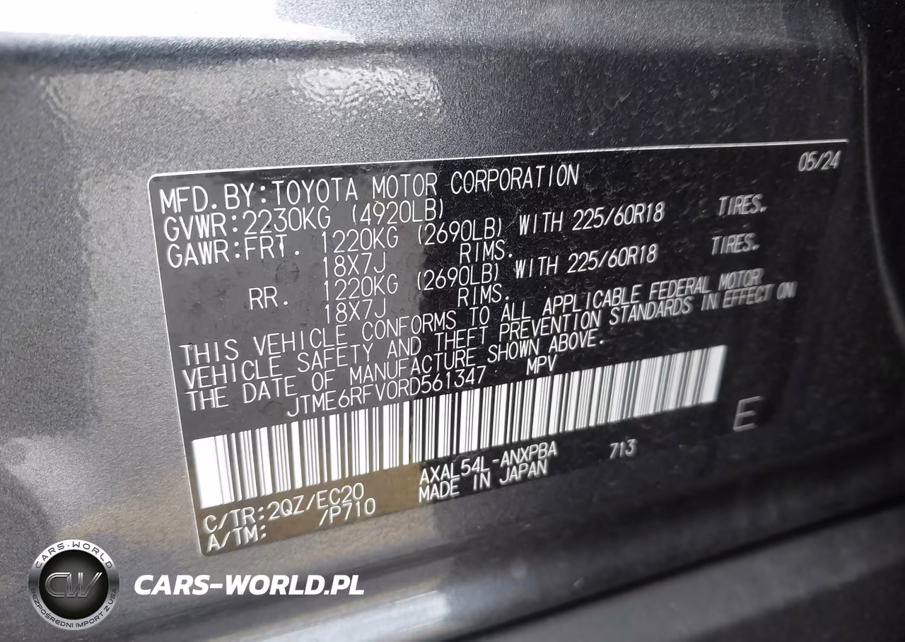 2024 Toyota Rav4 Hybrid Xse VIN:JTME6RFV0RD561347 - 9