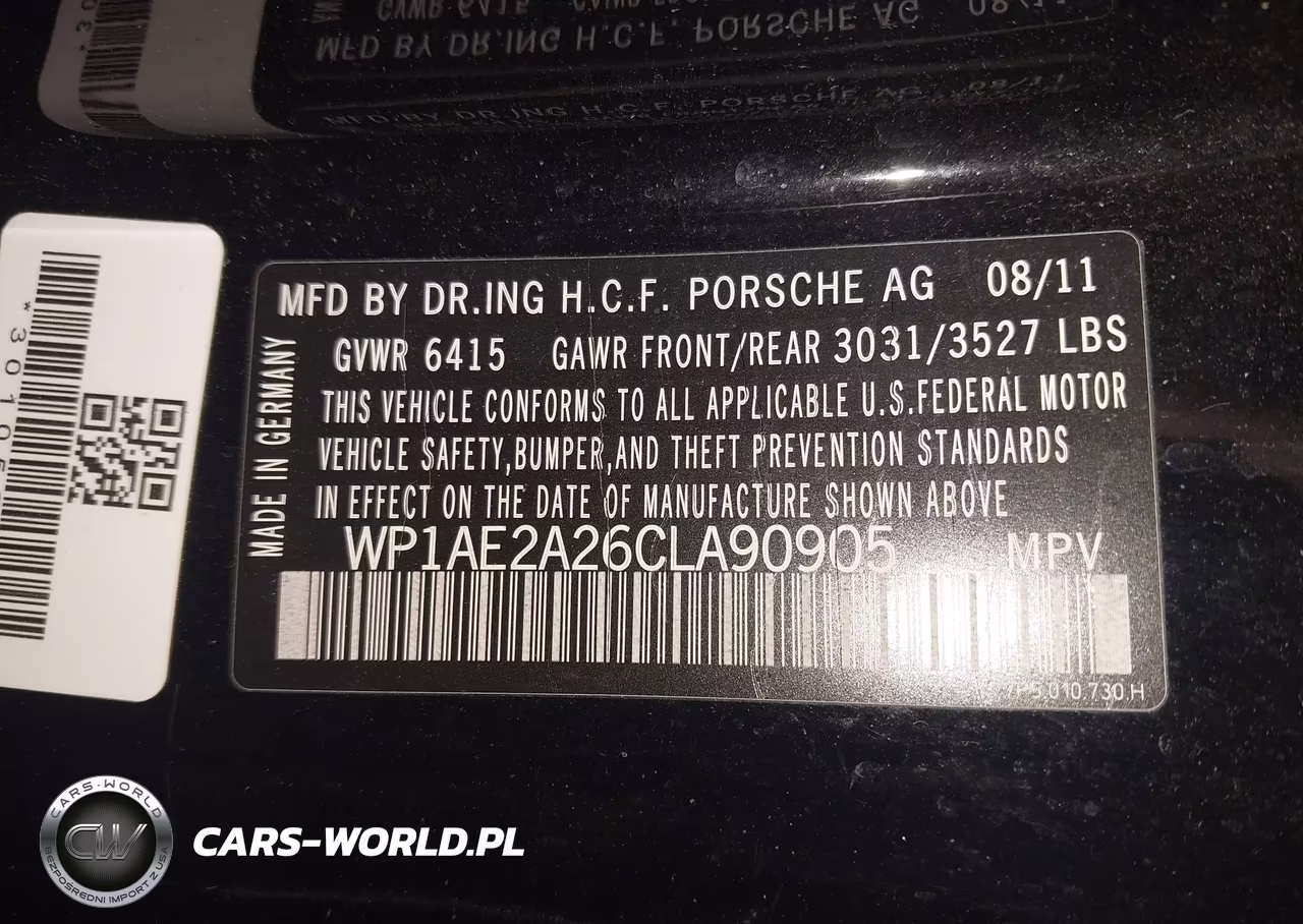 2012 Porsche Cayenne Hybrid S VIN:WP1AE2A26CLA90905 - 9
