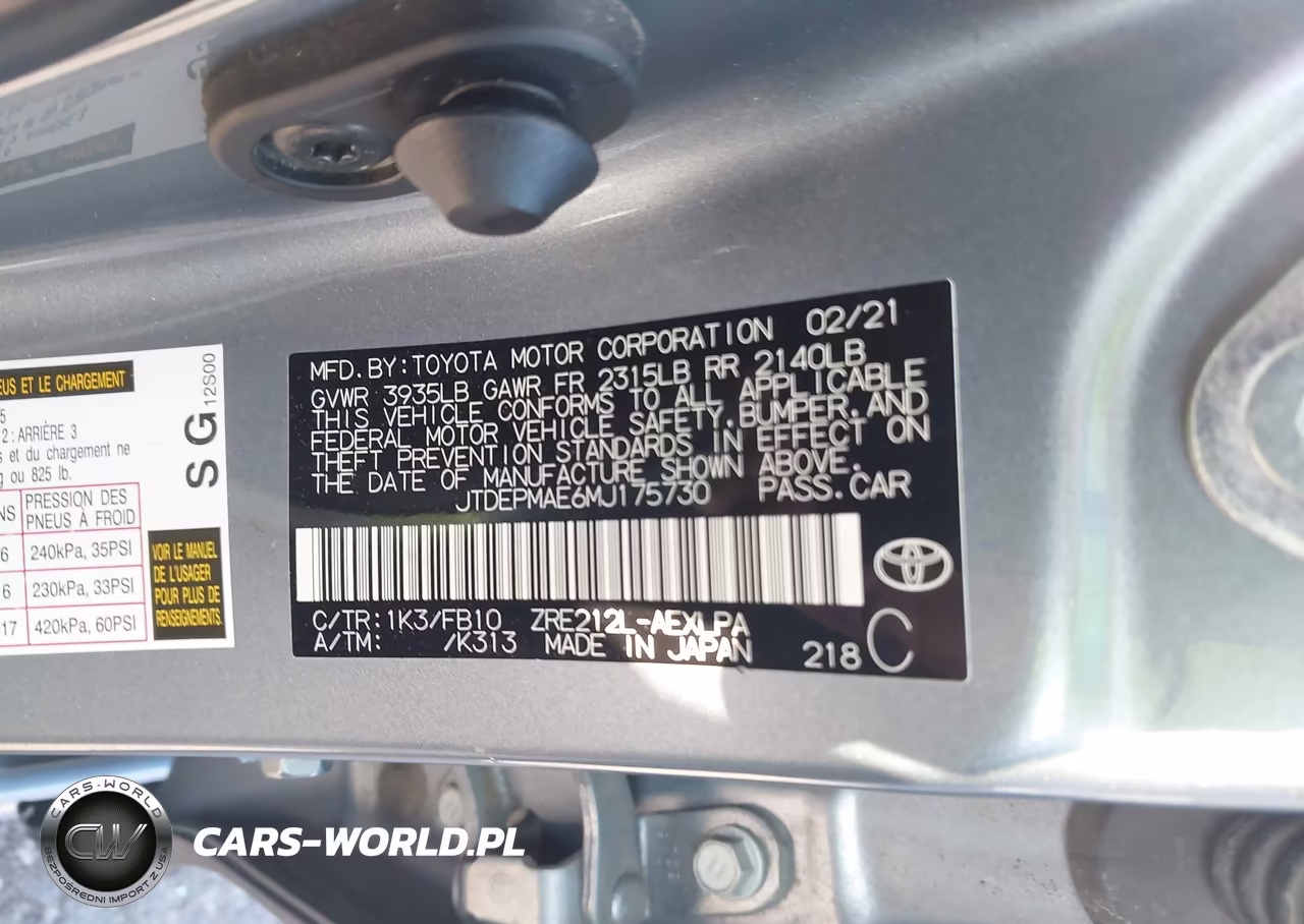 2021 Toyota Corolla Le VIN:JTDEPMAE6MJ175730 - 9