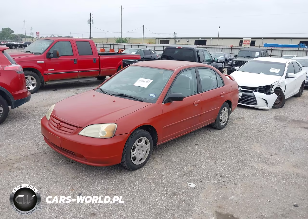 2001 Honda Civic Lx VIN:2HGES16511H580091 - 2