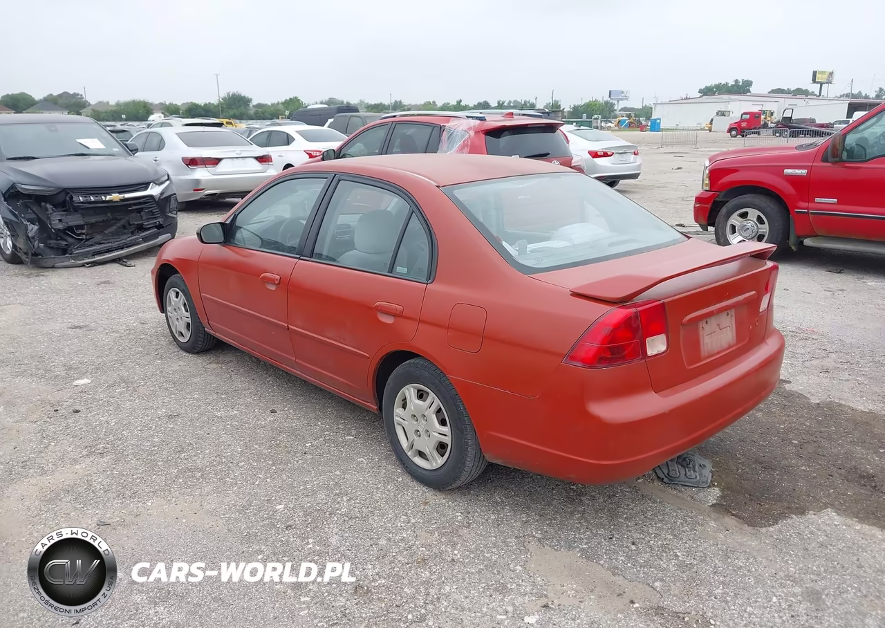 2001 Honda Civic Lx VIN:2HGES16511H580091 - 3