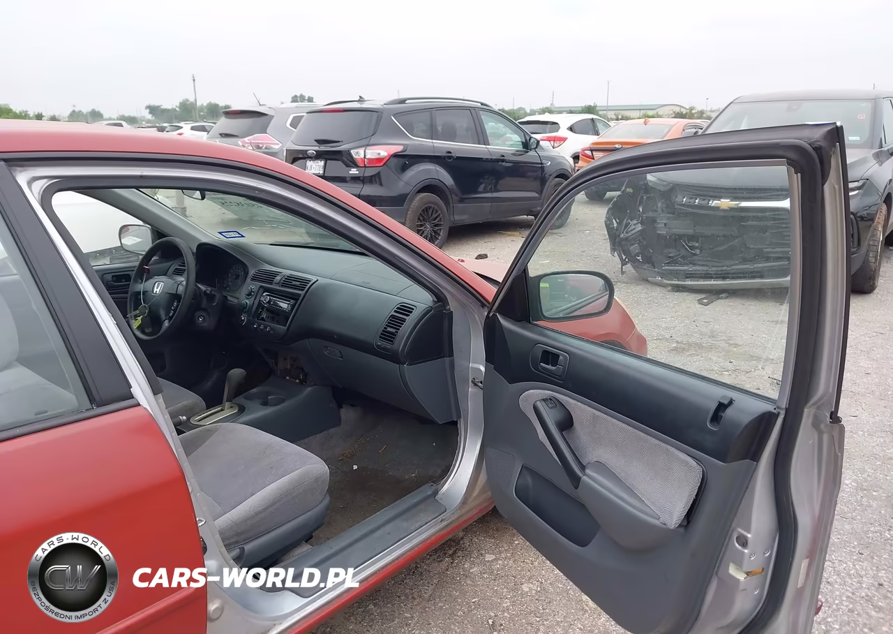 2001 Honda Civic Lx VIN:2HGES16511H580091 - 5
