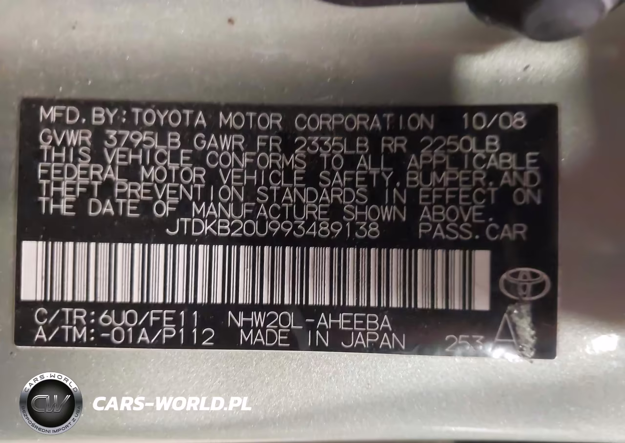 2009 Toyota Prius VIN:JTDKB20U993489138 - 9