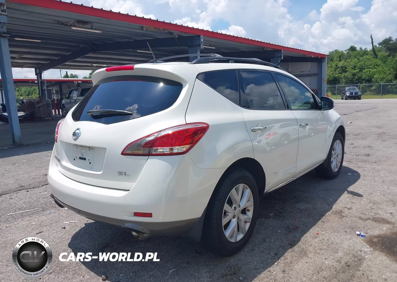 2012 Nissan Murano Sl VIN:JN8AZ1MU3CW119311 - 4