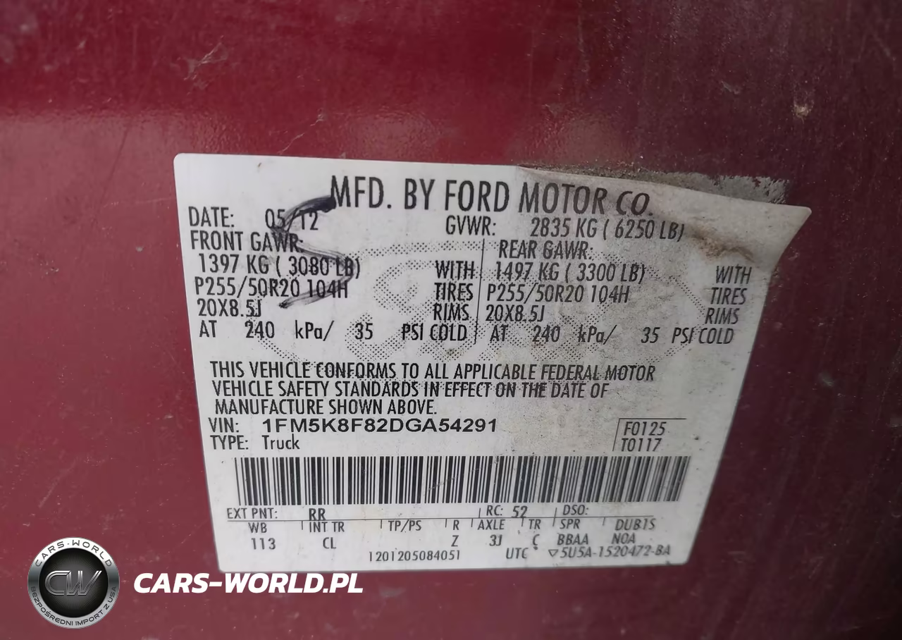 2013 Ford Explorer Limited VIN:1FM5K8F82DGA54291 - 9