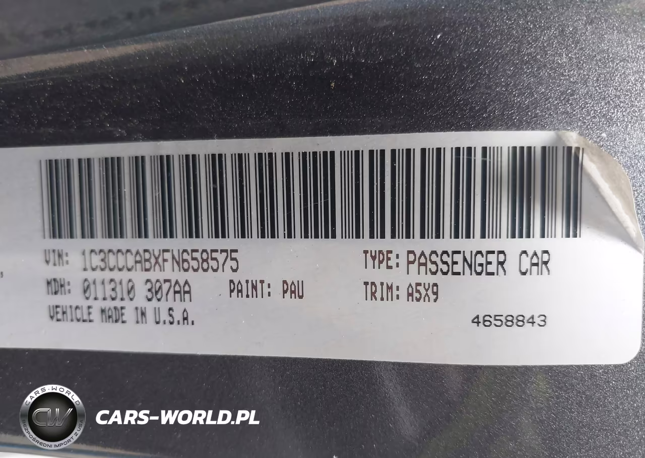 2015 Chrysler 200 Limited VIN:1C3CCCABXFN658575 - 9