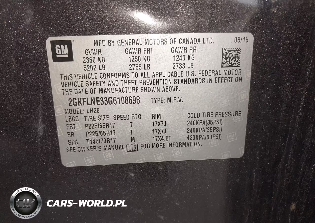2016 GMC Terrain Sle-2 VIN:2GKFLNE33G6108698 - 9