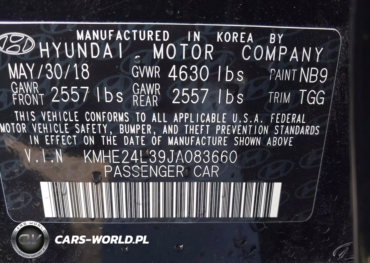 2018 Hyundai Sonata Hybrid Se VIN:KMHE24L39JA083660 - 9