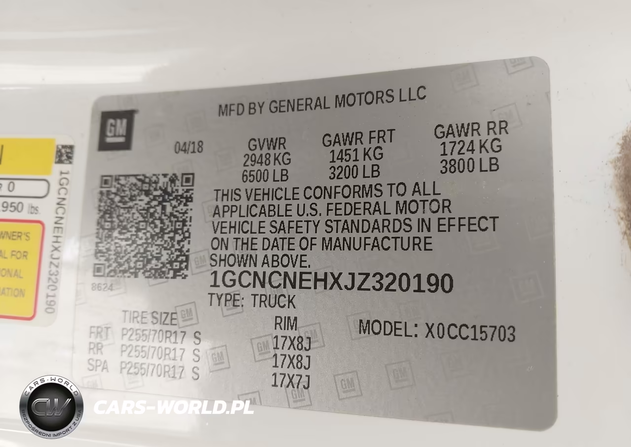 2018 Chevrolet Silverado 1500 Wt VIN:1GCNCNEHXJZ320190 - 9