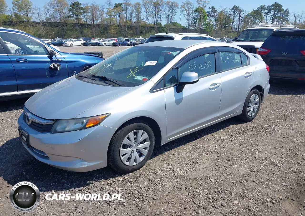 2012 Honda Civic Lx VIN:2HGFB2F53CH580963 - 2