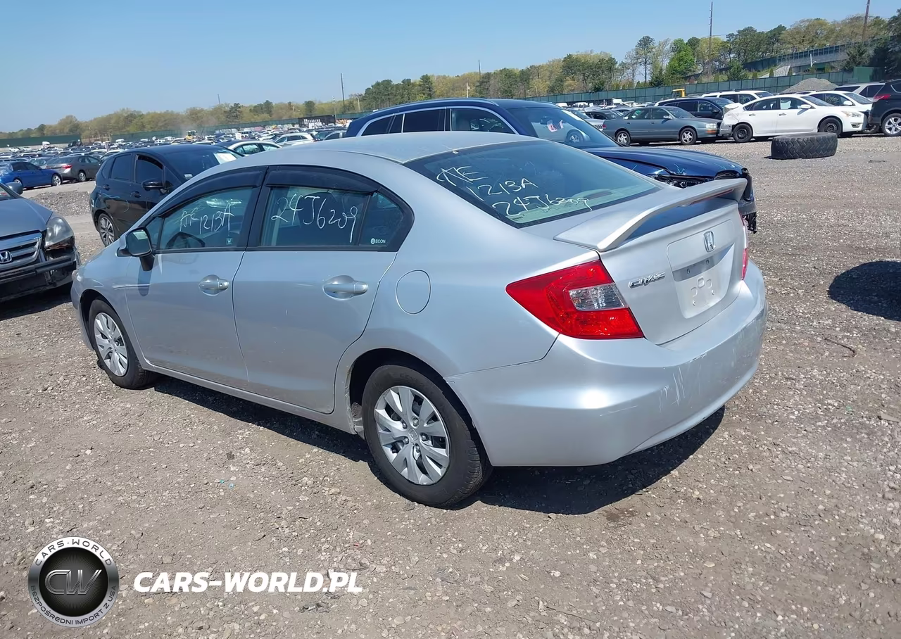 2012 Honda Civic Lx VIN:2HGFB2F53CH580963 - 3