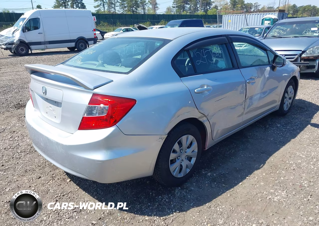 2012 Honda Civic Lx VIN:2HGFB2F53CH580963 - 4