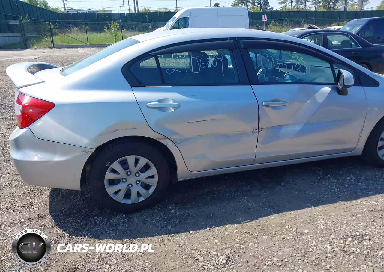 2012 Honda Civic Lx VIN:2HGFB2F53CH580963 - 6