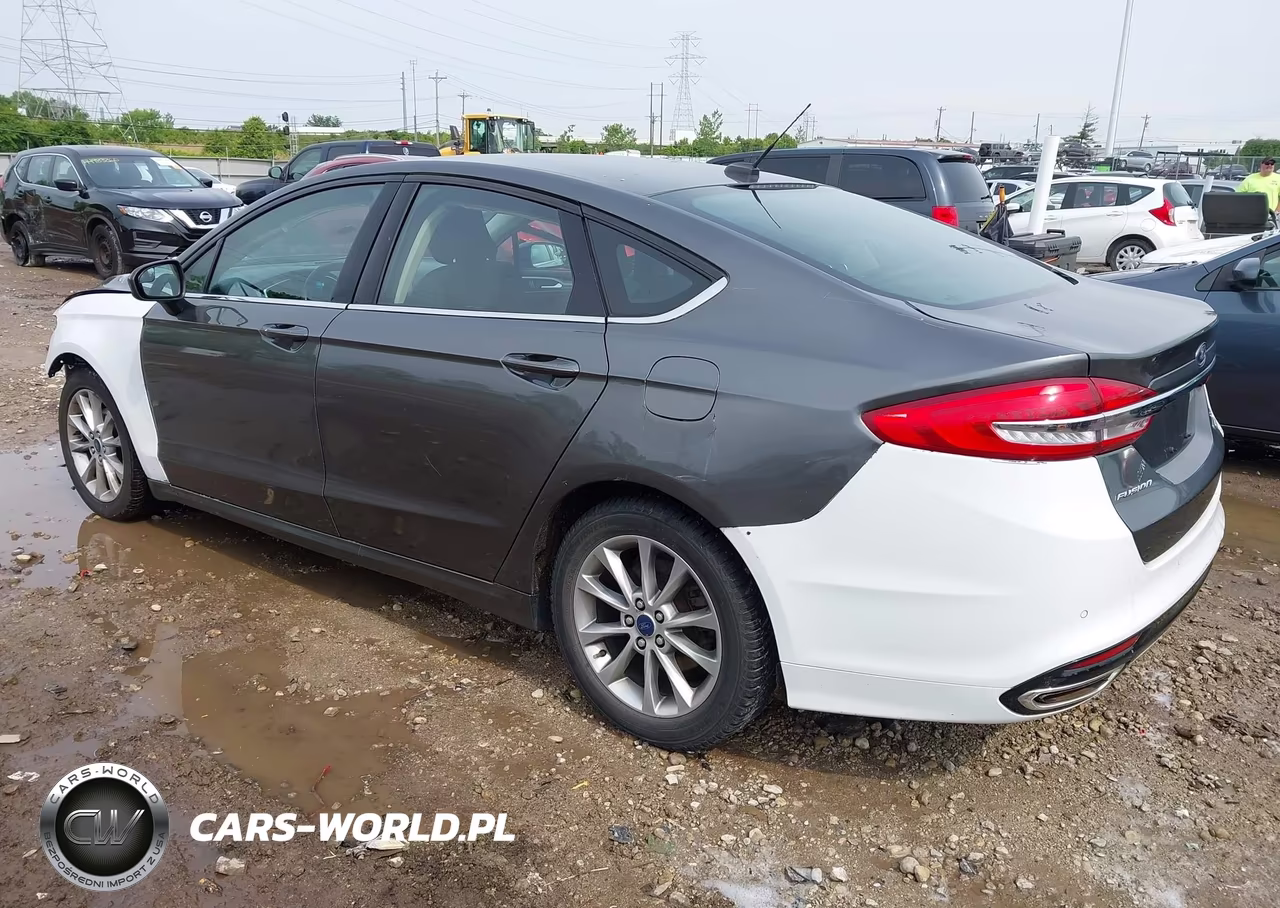 2017 Ford Fusion Se VIN:3FA6P0HD7HR166921 - 3