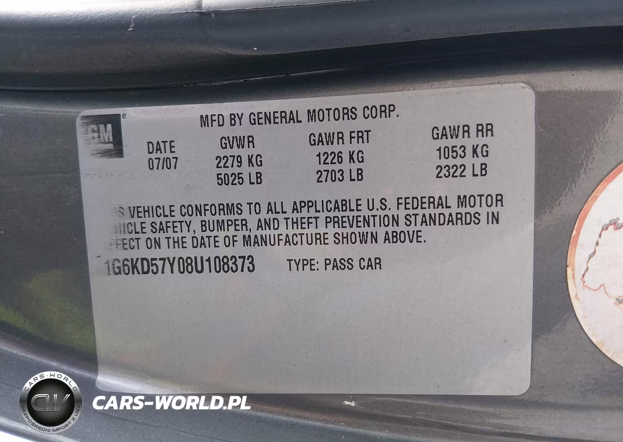 2008 Cadillac Dts 1Sc VIN:1G6KD57Y08U108373 - 9