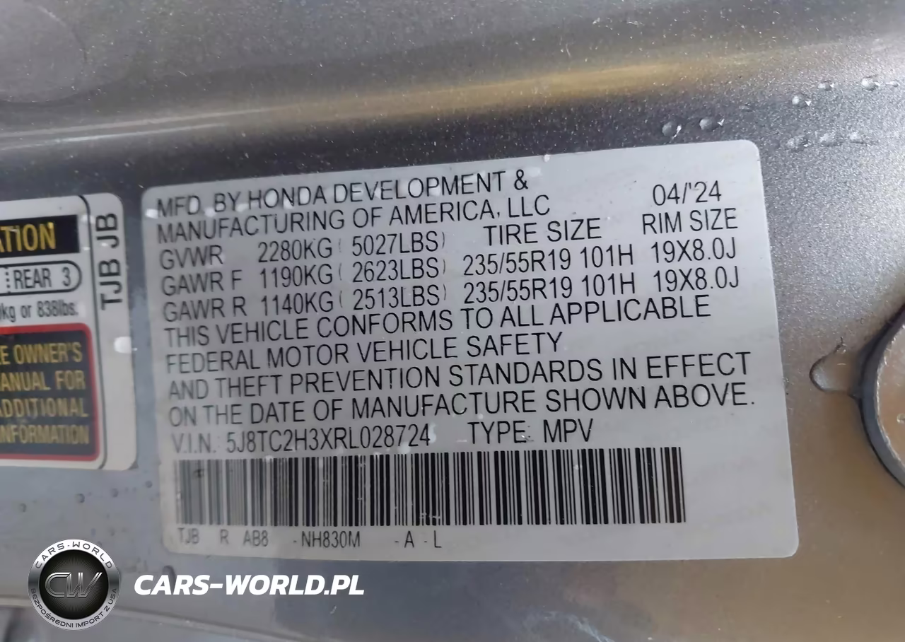 2024 Acura Rdx Standard VIN:5J8TC2H3XRL028724 - 9