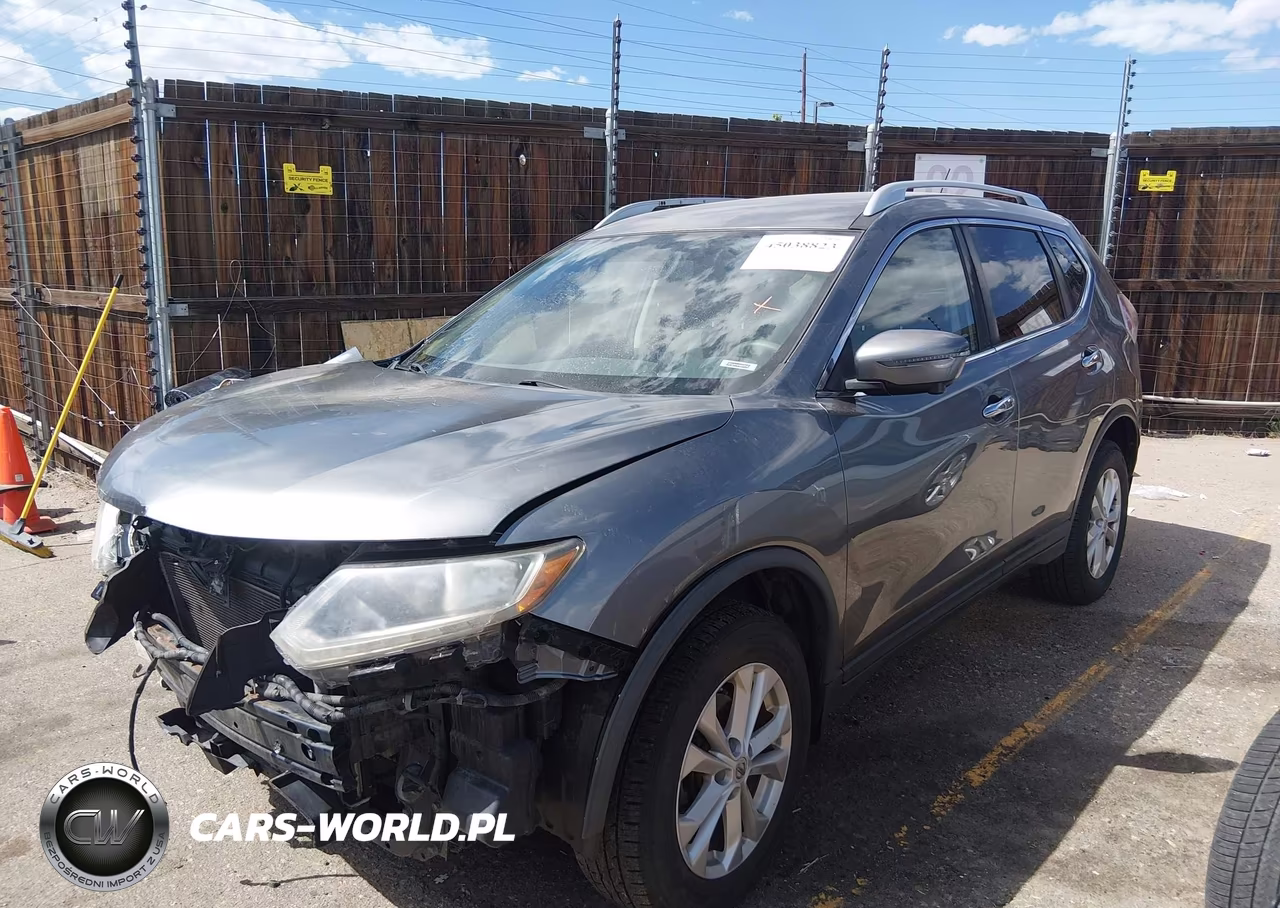 2016 Nissan Rogue Sv VIN:KNMAT2MV7GP649406 - 2