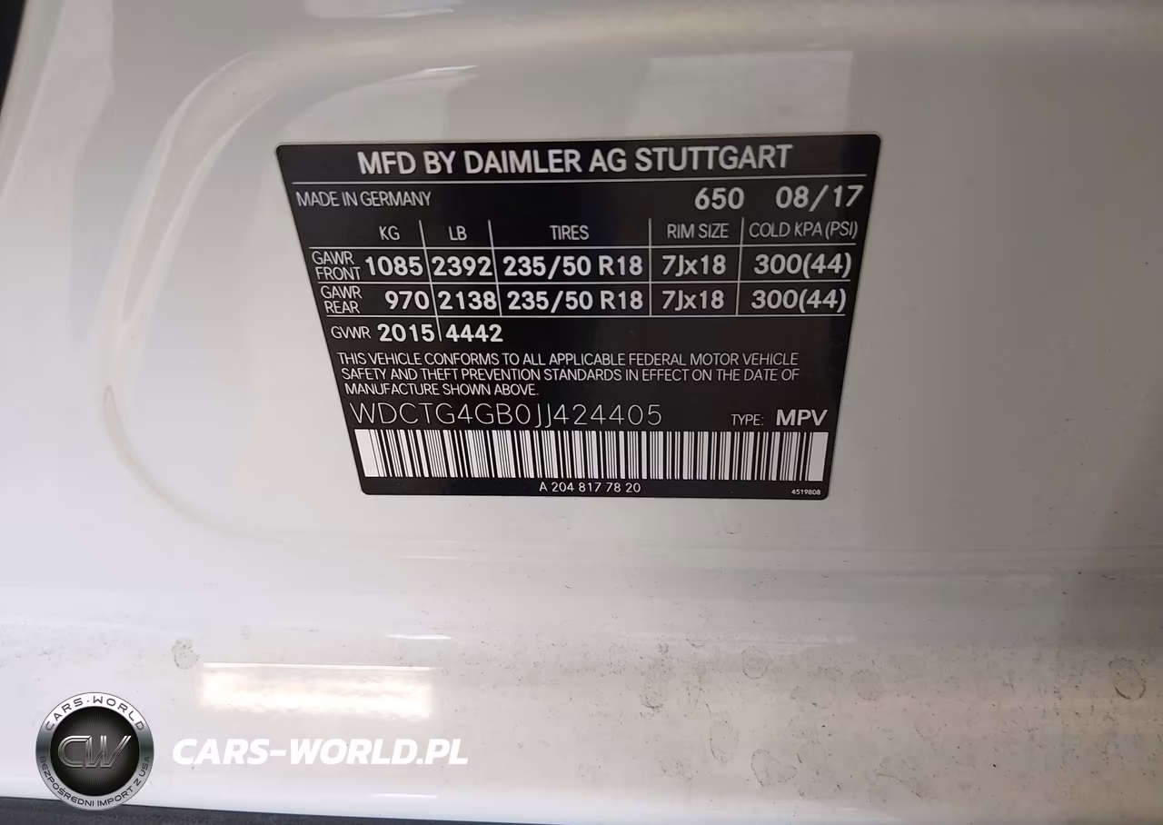 2018 Mercedes-Benz Gla 250 4Matic VIN:WDCTG4GB0JJ424405 - 9