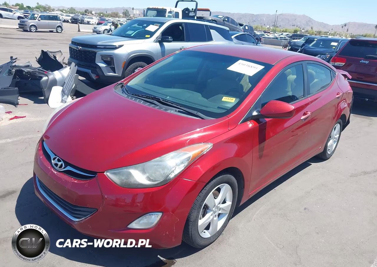 2013 Hyundai Elantra Gls VIN:5NPDH4AE8DH241616 - 2