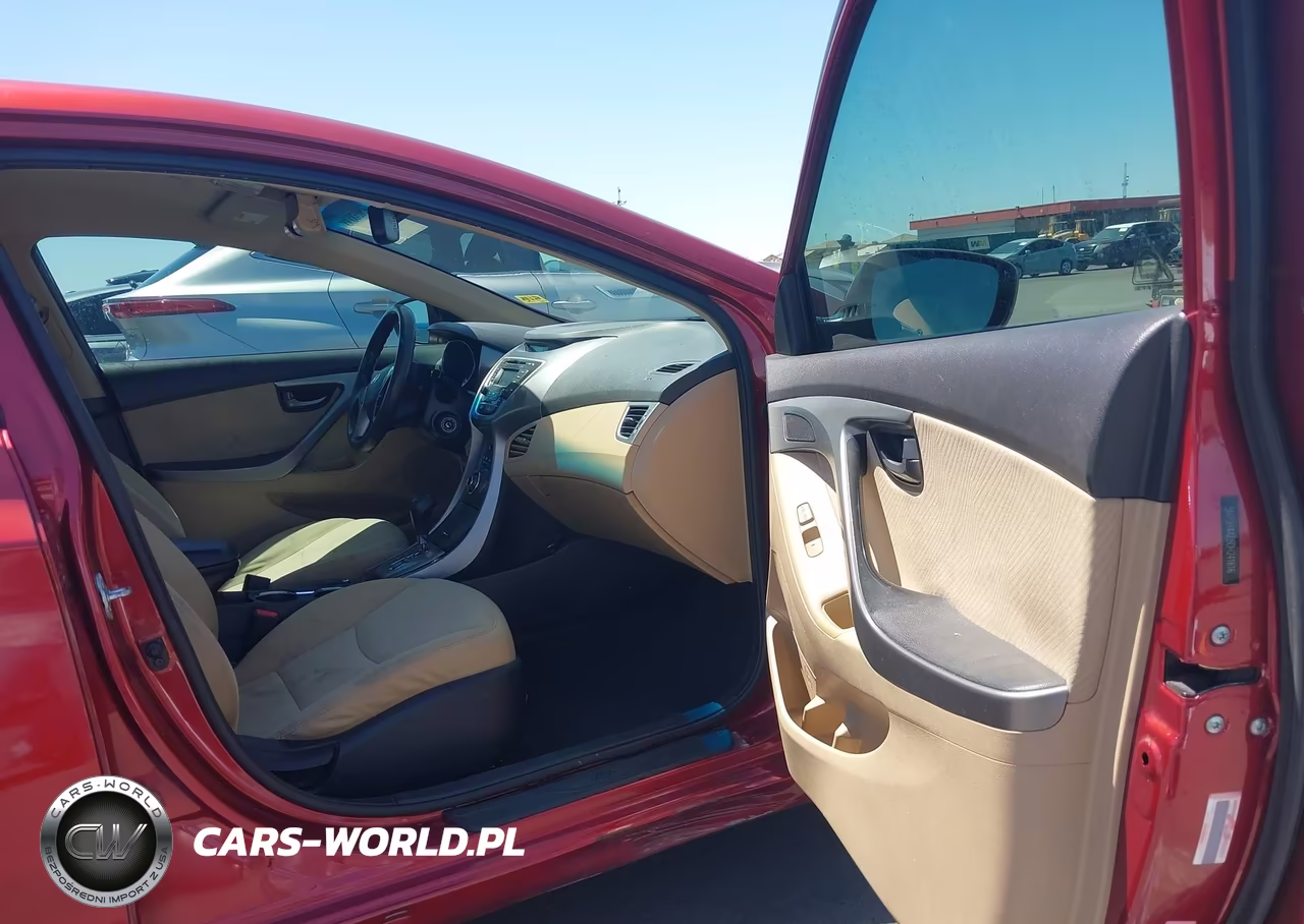 2013 Hyundai Elantra Gls VIN:5NPDH4AE8DH241616 - 5