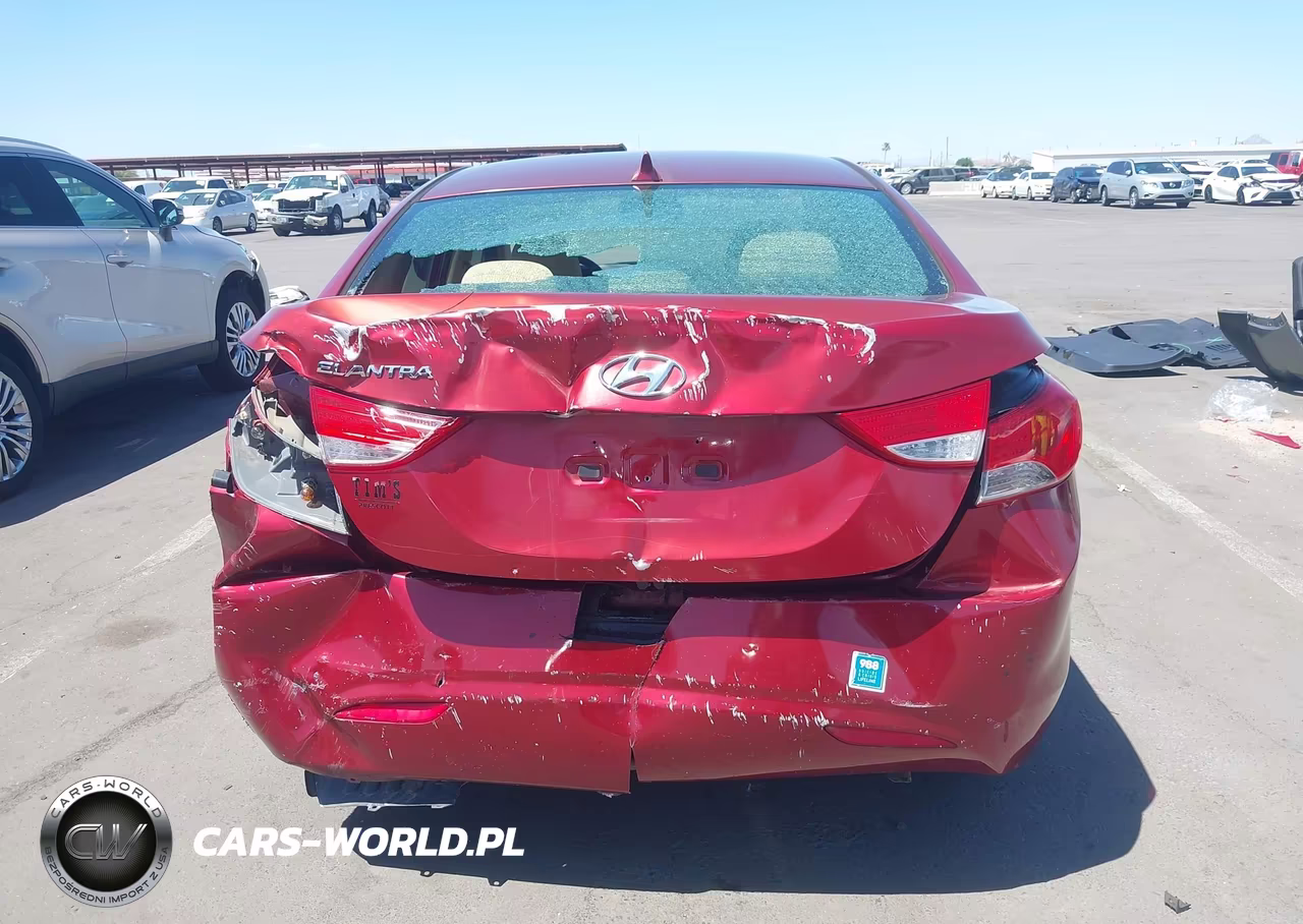 2013 Hyundai Elantra Gls VIN:5NPDH4AE8DH241616 - 6