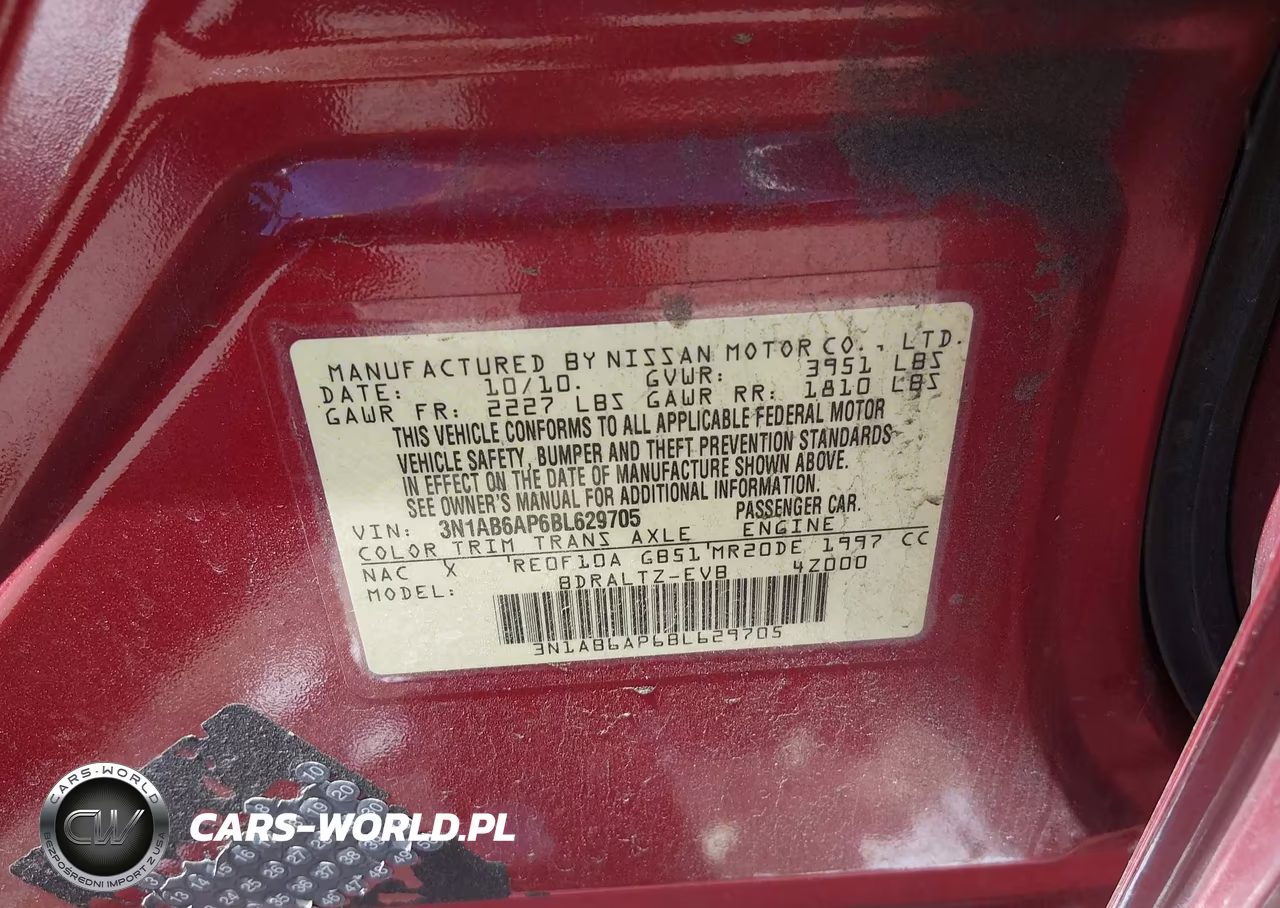 2011 Nissan Sentra 2.0S VIN:3N1AB6AP6BL629705 - 8