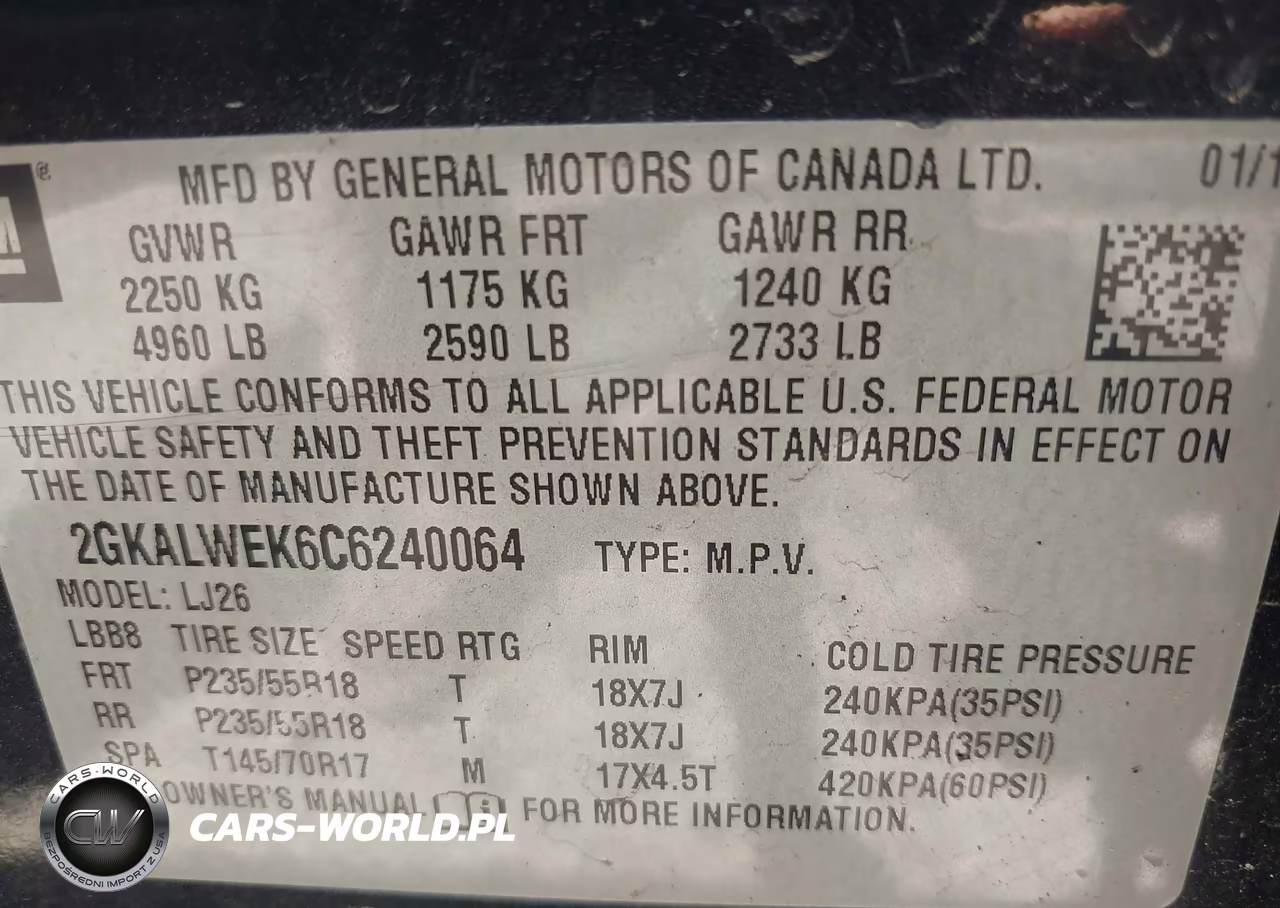 2012 GMC Terrain Slt-2 VIN:2GKALWEK6C6240064 - 9