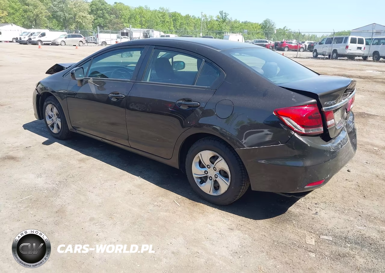 2014 Honda Civic Lx VIN:2HGFB2F59EH557898 - 3