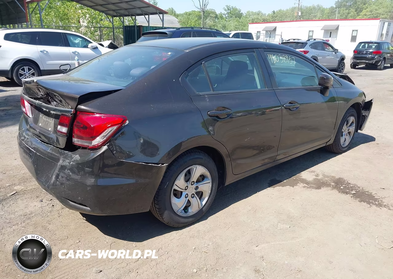 2014 Honda Civic Lx VIN:2HGFB2F59EH557898 - 4