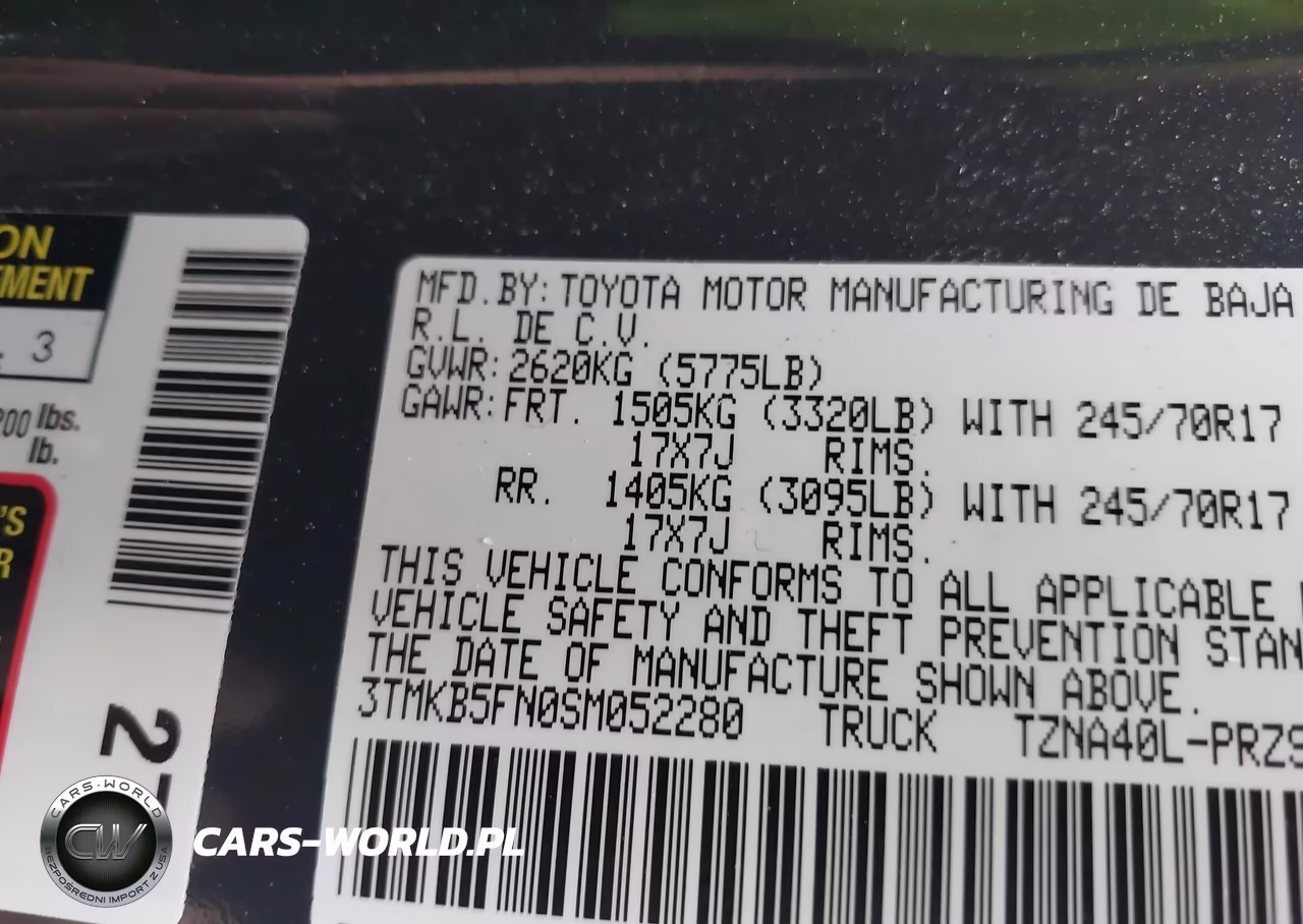 2025 Toyota Tacoma Sr5 VIN:3TMKB5FN0SM052280 - 9