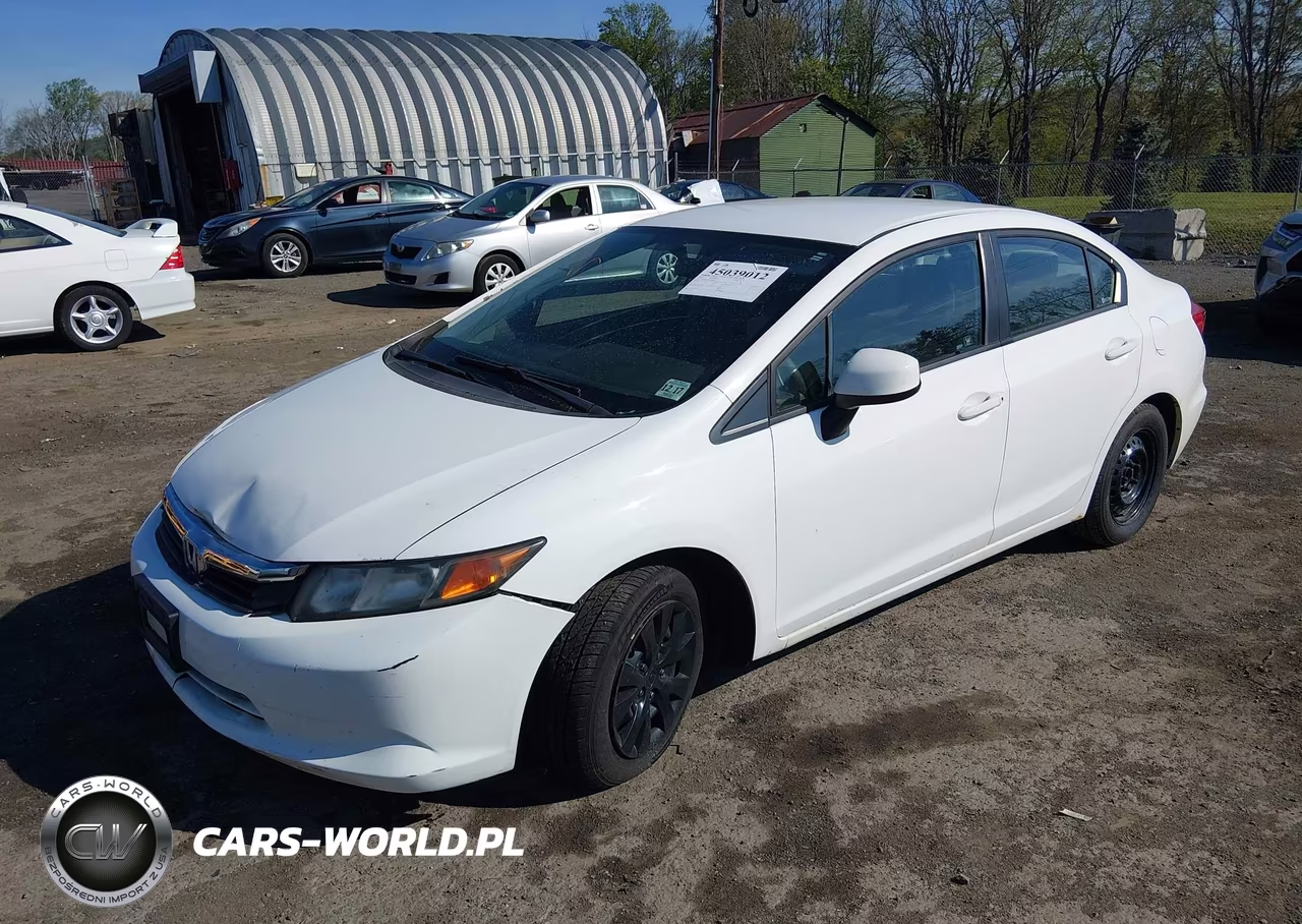 2012 Honda Civic Lx VIN:19XFB2F55CE389829 - 2