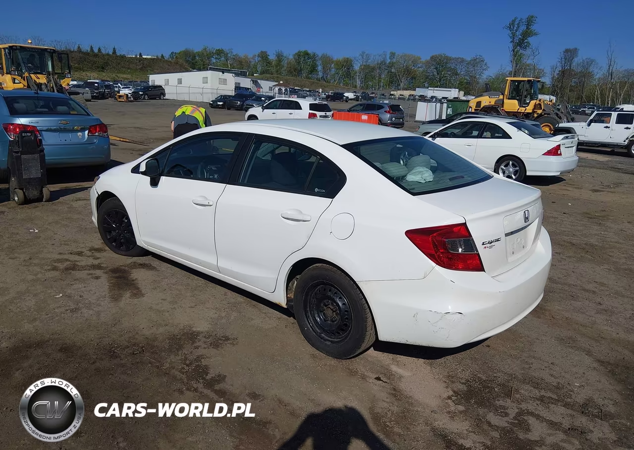 2012 Honda Civic Lx VIN:19XFB2F55CE389829 - 3
