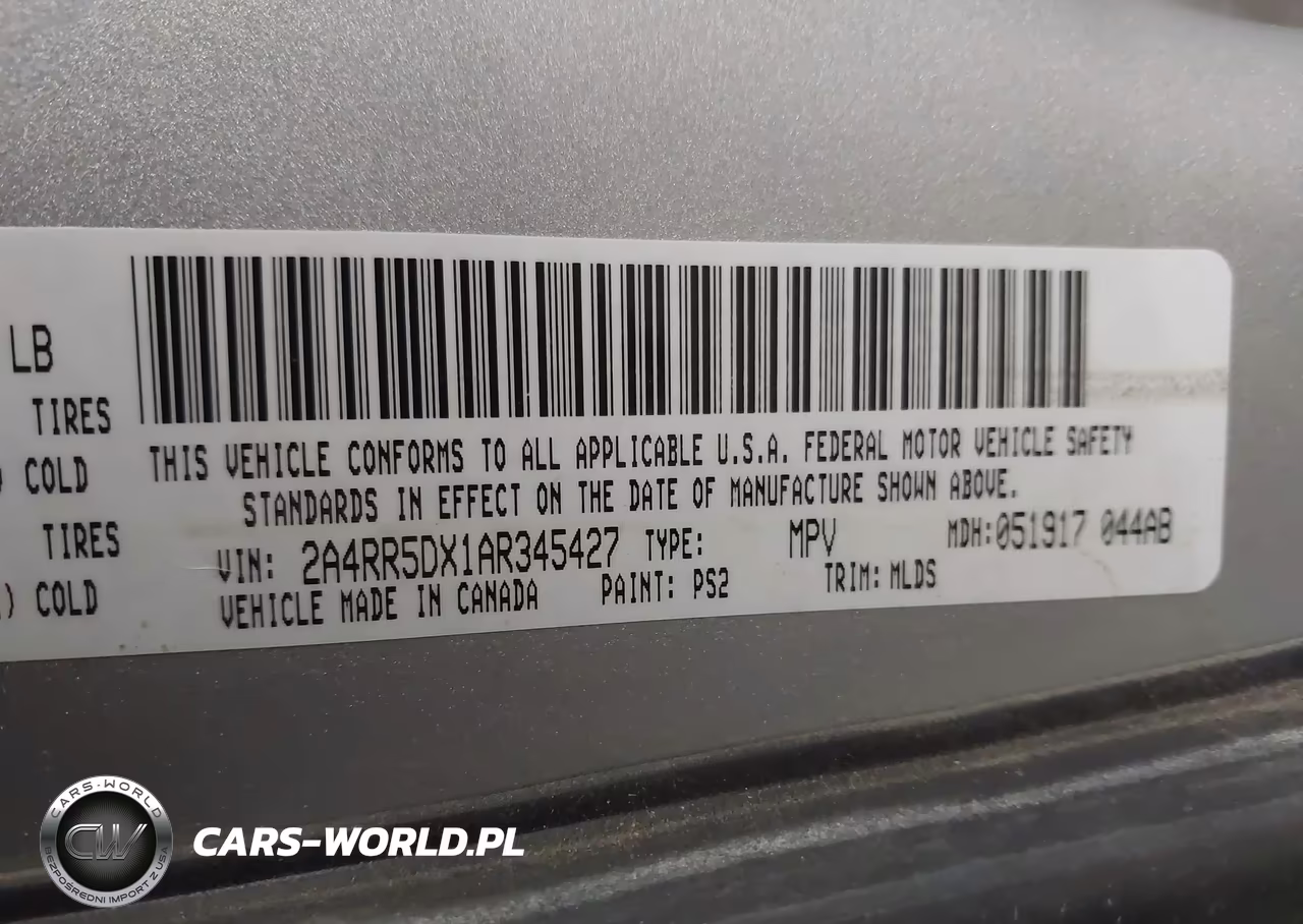 2010 Chrysler Town & Country Touring VIN:2A4RR5DX1AR345427 - 9