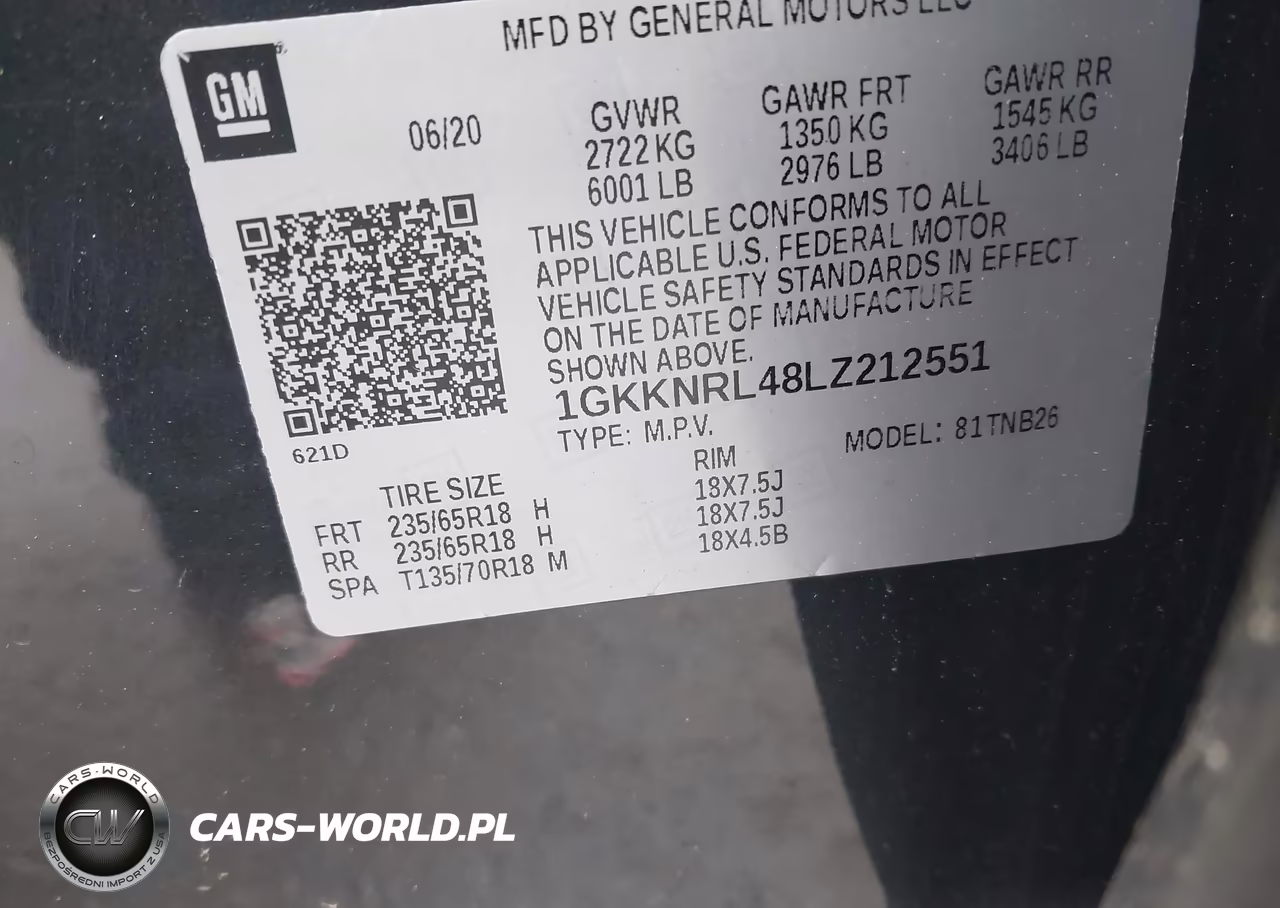 2020 GMC Acadia Sle VIN:1GKKNRL48LZ212551 - 9