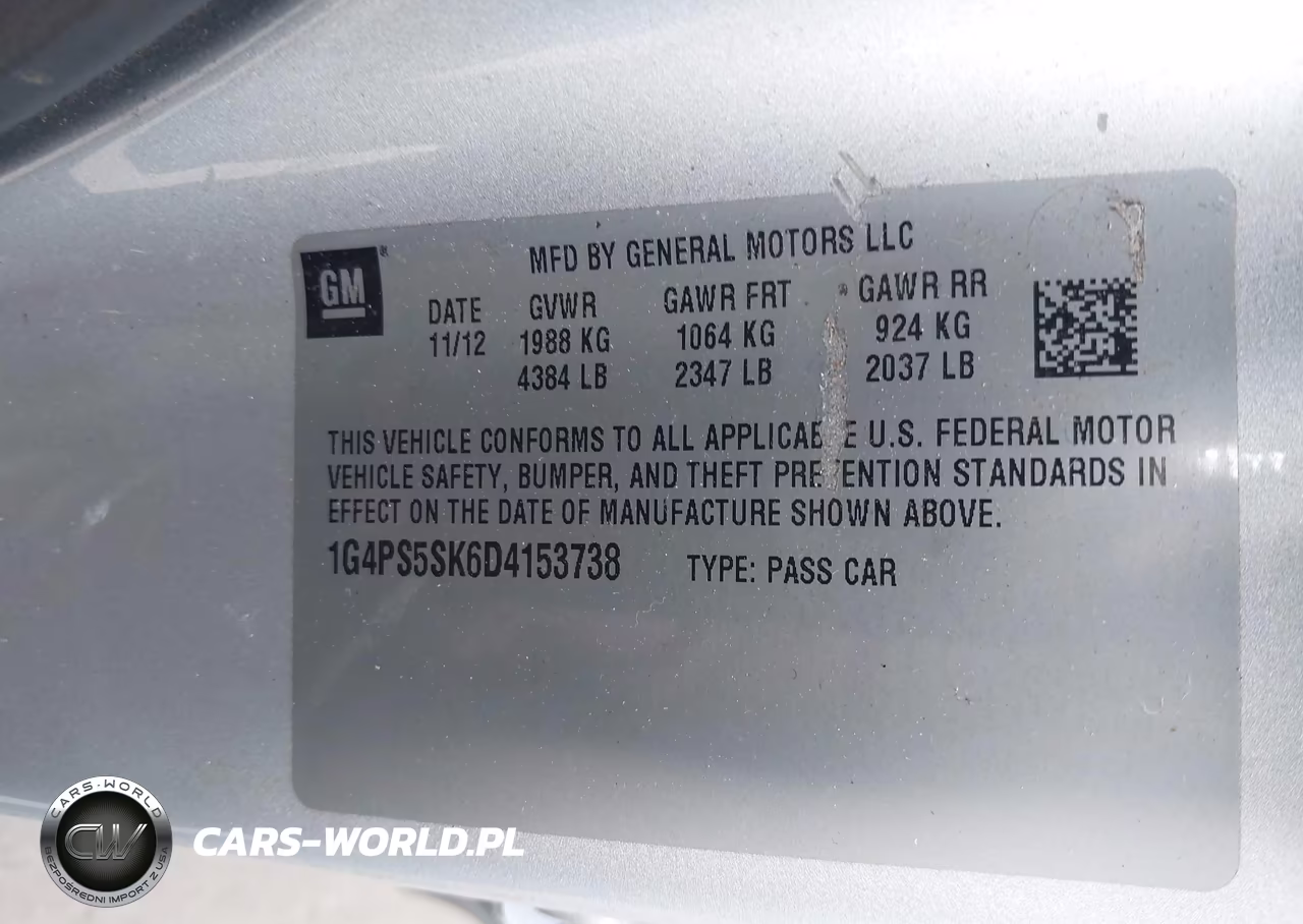 2013 Buick Verano Leather Group VIN:1G4PS5SK6D4153738 - 9