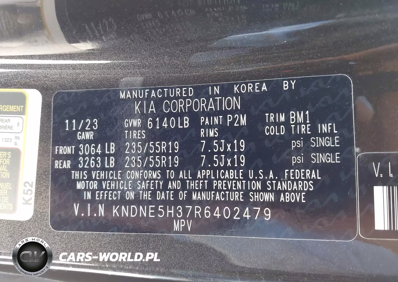 2024 Kia Carnival Mpv Sx VIN:KNDNE5H37R6402479 - 9