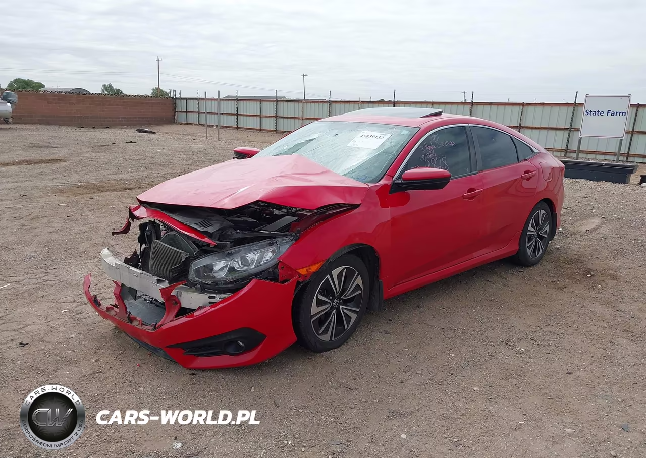 2018 Honda Civic Ex-T VIN:JHMFC1F35JX039828 - 2