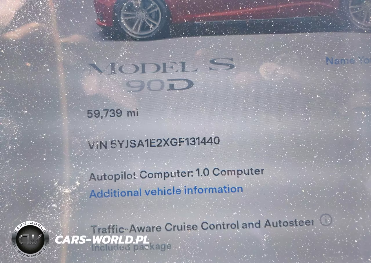 2016 Tesla Model S 60D-70D-75D-85D-90D VIN:5YJSA1E2XGF131440 - 15