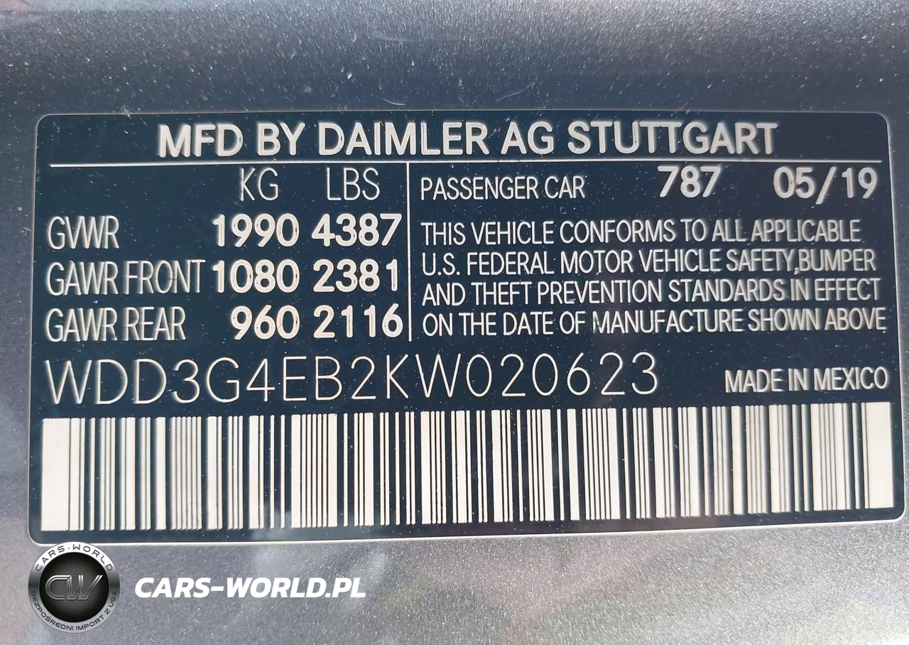 2019 Mercedes-Benz A 220 VIN:WDD3G4EB2KW020623 - 9