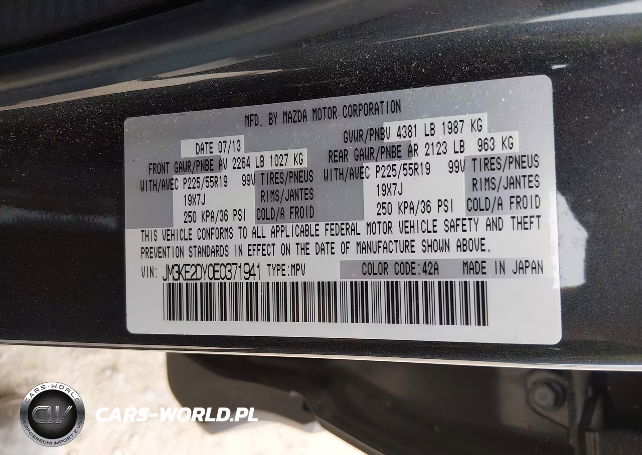 2014 Mazda Cx-5 Grand Touring VIN:JM3KE2DY0E0371941 - 9