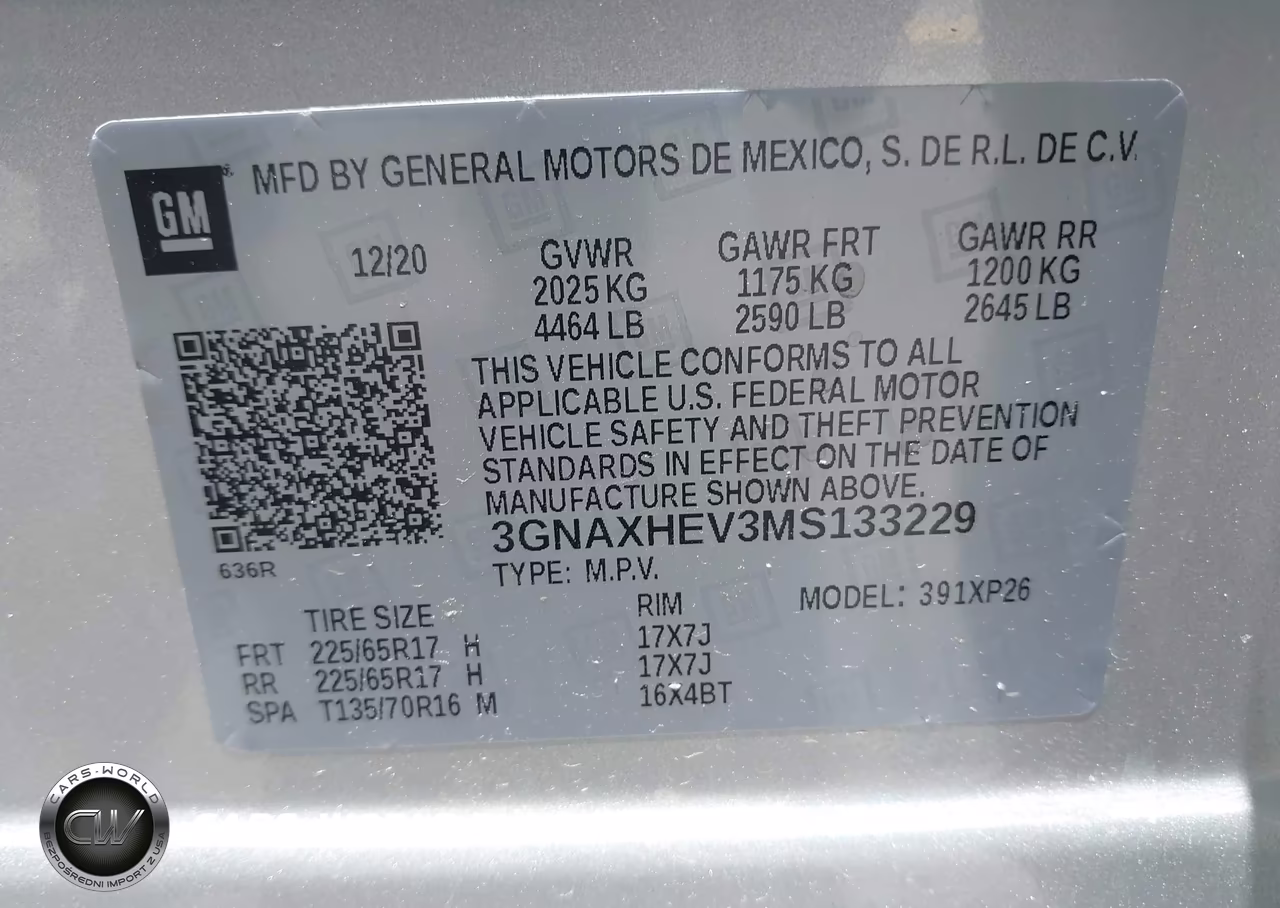 2021 Chevrolet Equinox Fwd Ls VIN:3GNAXHEV3MS133229 - 9