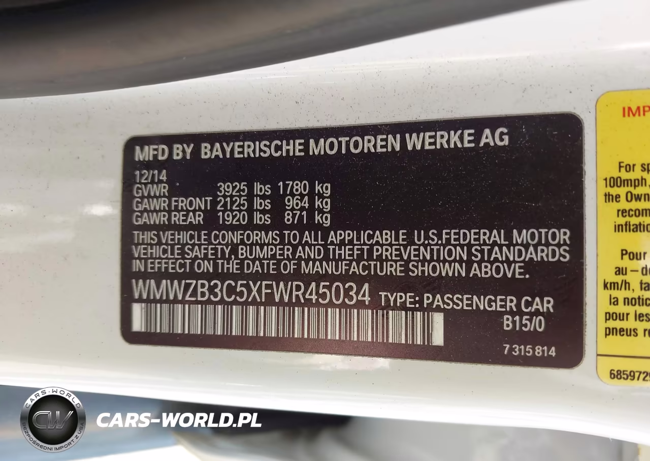 2015 Mini Countryman Cooper VIN:WMWZB3C5XFWR45034 - 9