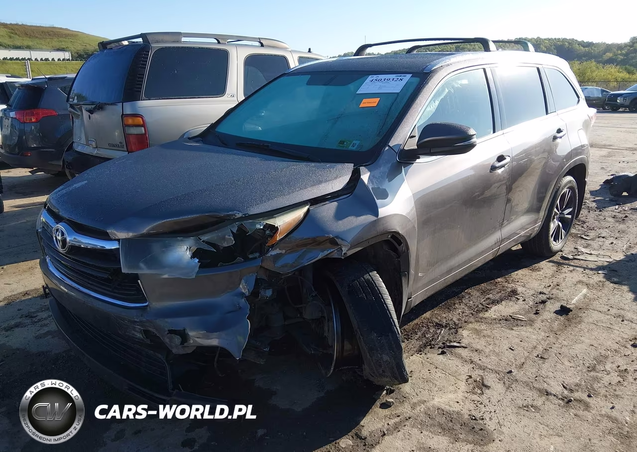 2016 Toyota Highlander Xle V6 VIN:5TDJKRFH3GS355946 - 2