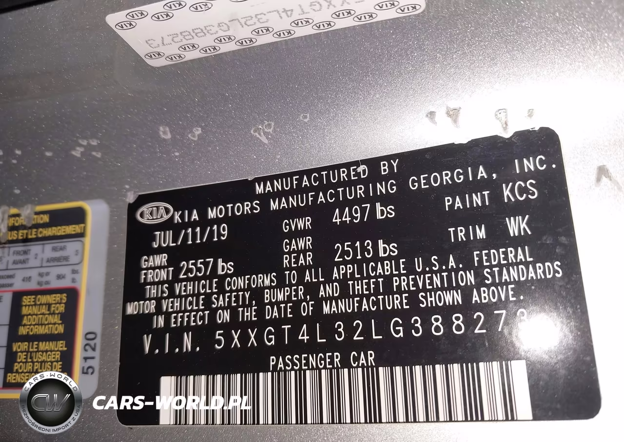 2020 Kia Optima Lx VIN:5XXGT4L32LG388273 - 9