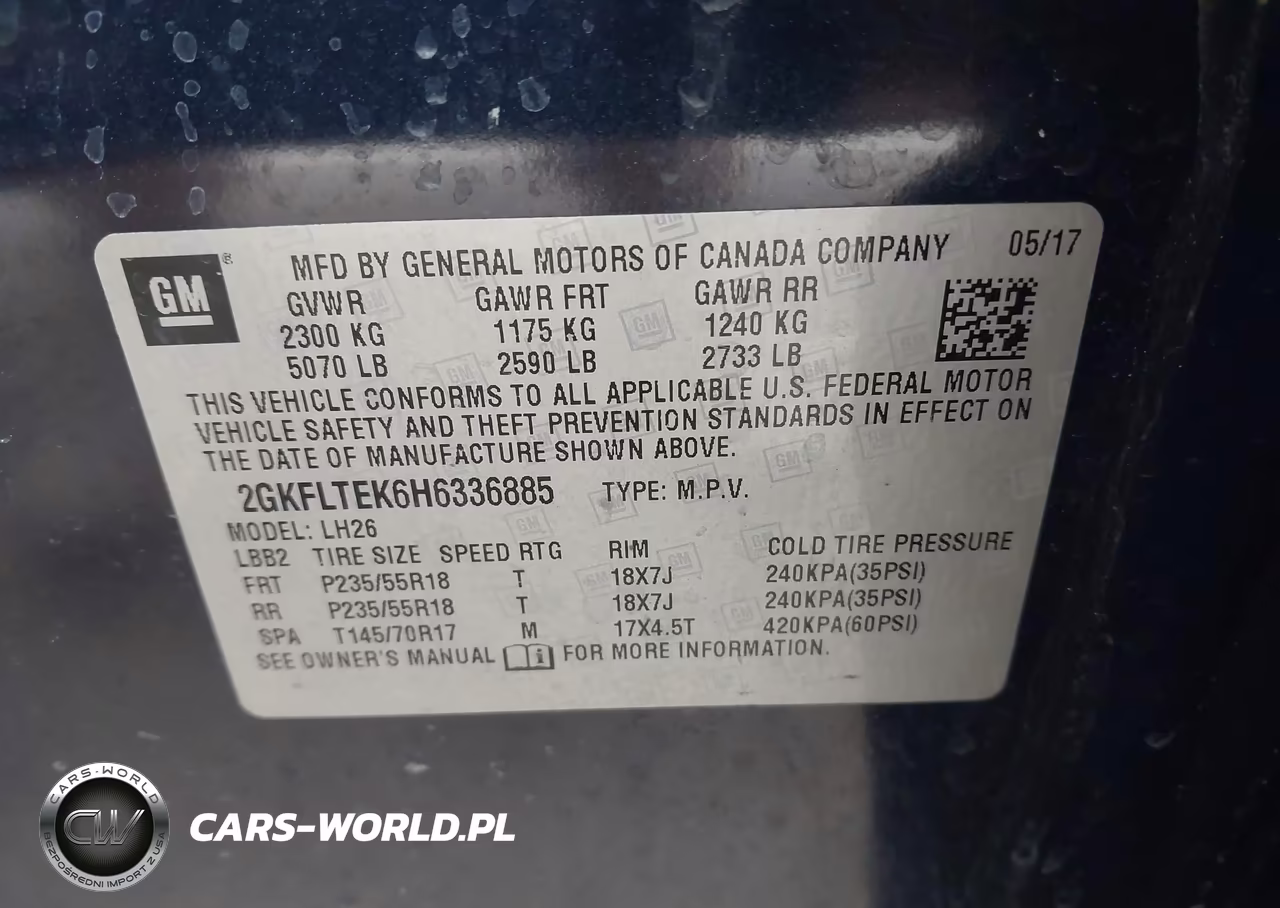 2017 GMC Terrain Sle-2 VIN:2GKFLTEK6H6336885 - 9