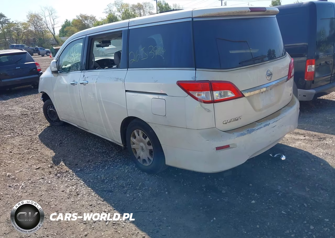 2012 Nissan Quest S VIN:JN8AE2KP6C9032774 - 3