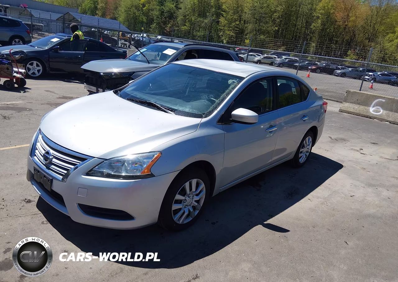 2014 Nissan Sentra Sv VIN:1N4AB7AP4EN851124 - 2